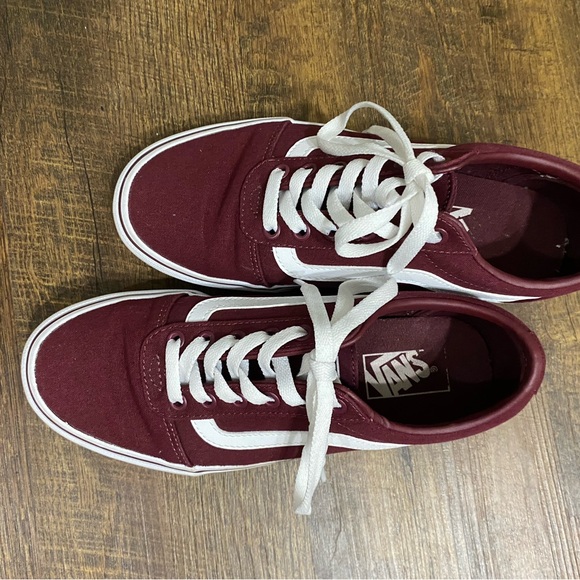 Vans burgundy Aggie Maroon women’s size 8.5 - Picture 2 of 6
